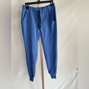 Figs Scrub Jogger Pants‎ Technical Collection Light Blue Womens Size Xs/S